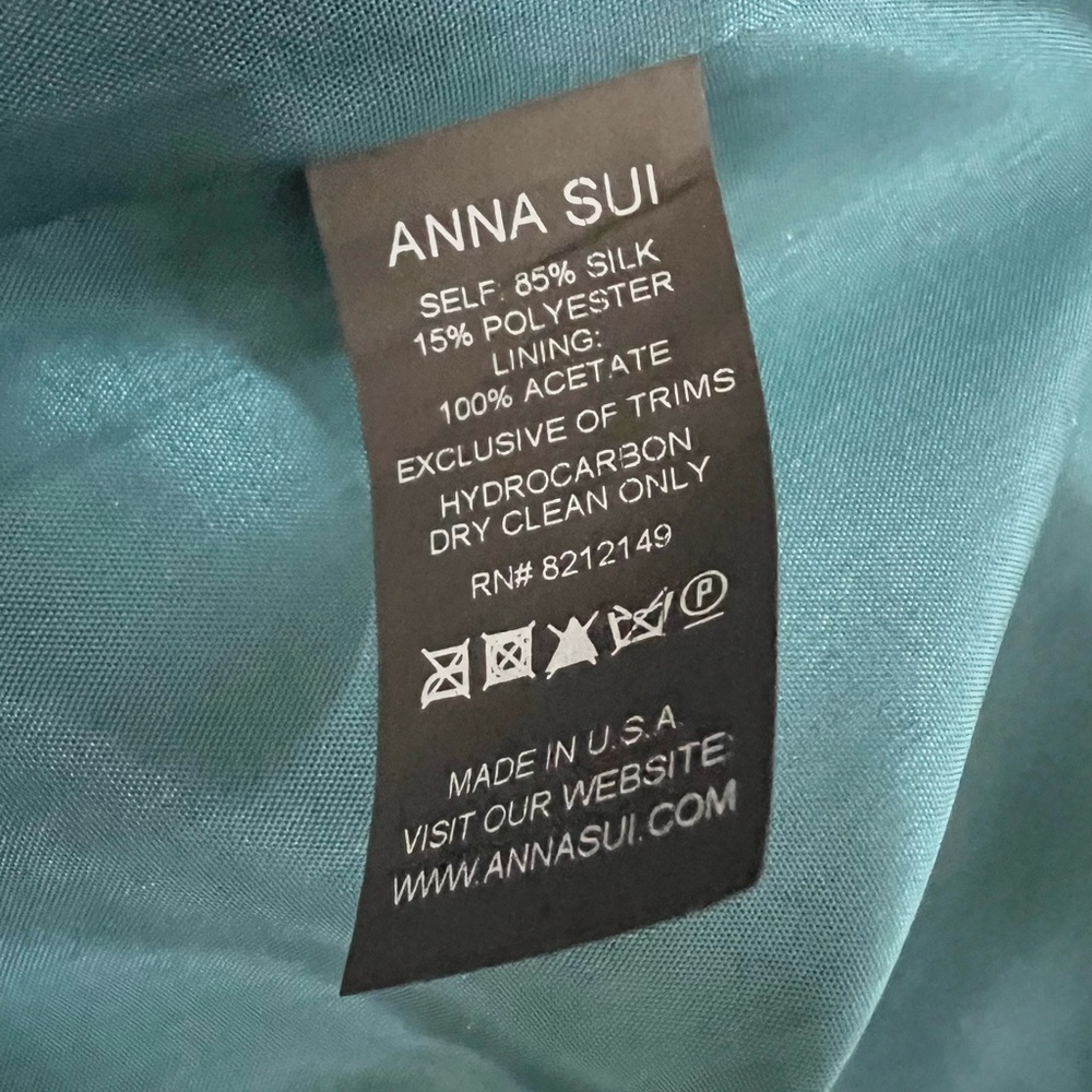 Anna Sui Graphic Minidress - Picture 6 of 6